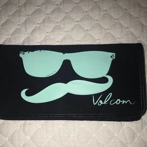 Mustache with Glasses Volcom Wallet